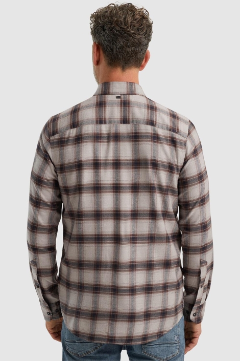 Vanguard long sleeve shirt check viscose co